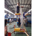 Hontylift mobile hydraulic aerial lifts/single mast aluminum lift platform
 Hontylift mobile hydraulic aerial lifts/single mast aluminum lift platform